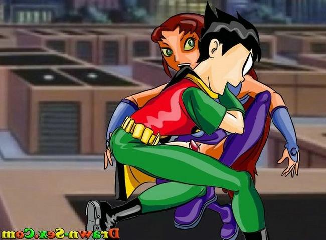 15P Dirty cartoon sex of Teen Titans
