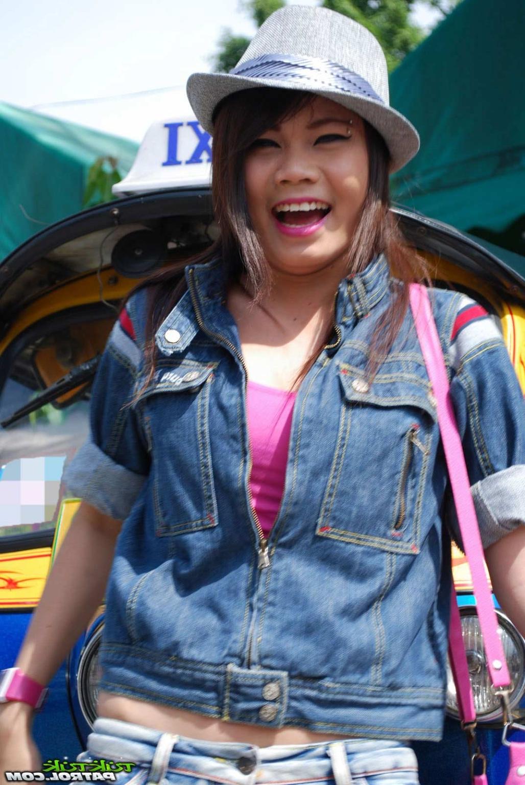 12P Excited Thai teen experiencing her first white cock