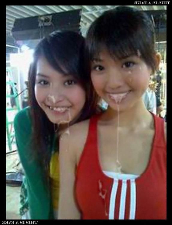 16P Asian coed goes full nude in couch shows squeezable tits