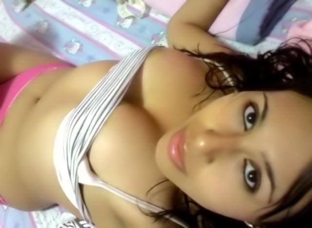 16P Asian coed goes full nude in couch shows squeezable tits