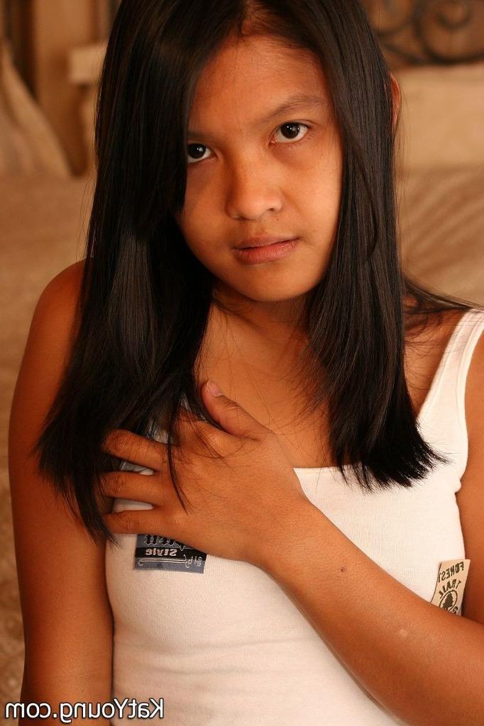 16P ::: Kat Young ::: Asian teen with perfect body stripping and posing naked 