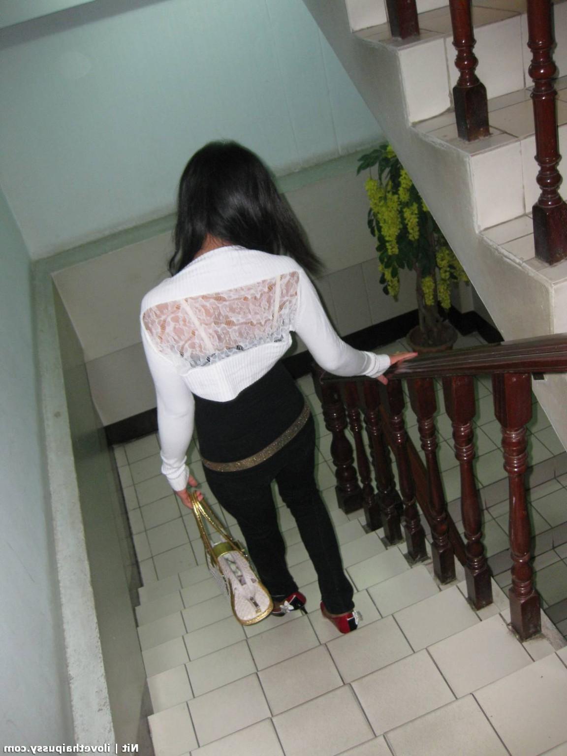 12P Real Thai Prostitute Paid To Spread Filthy Pussy