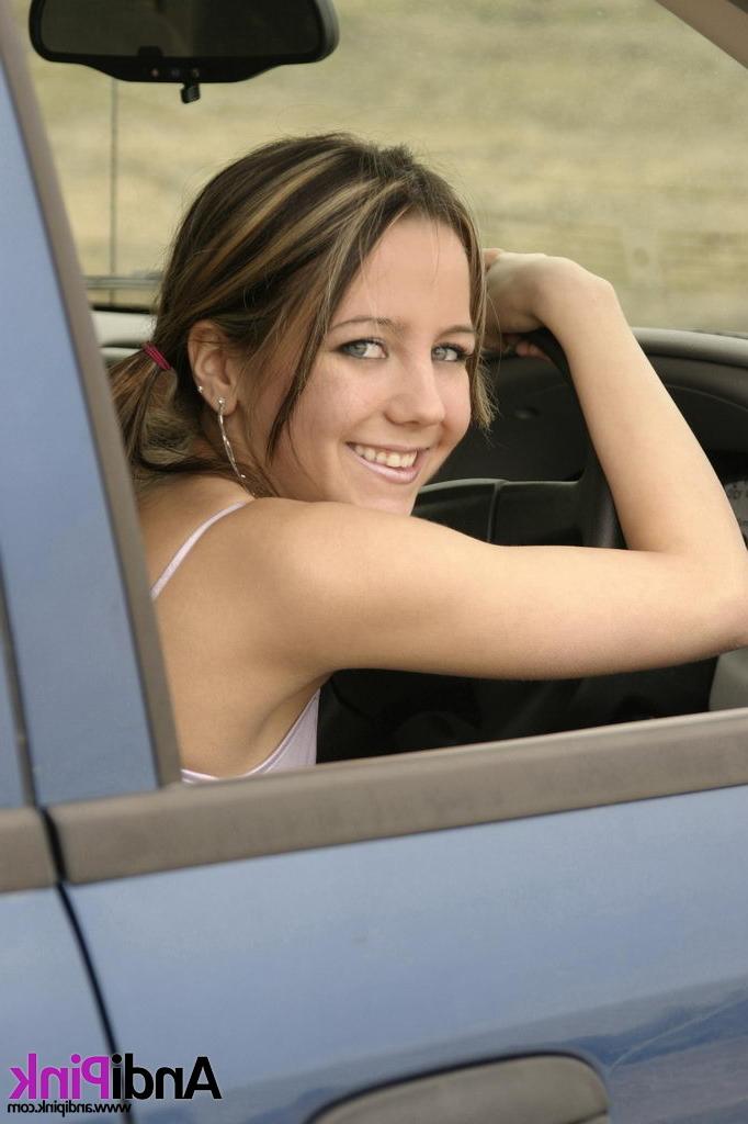 15P It's a naked girl on a car!