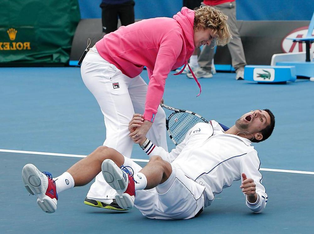11P Kim Clijsters hot at Australian Open