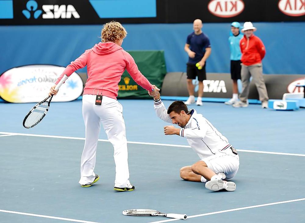 11P Kim Clijsters hot at Australian Open