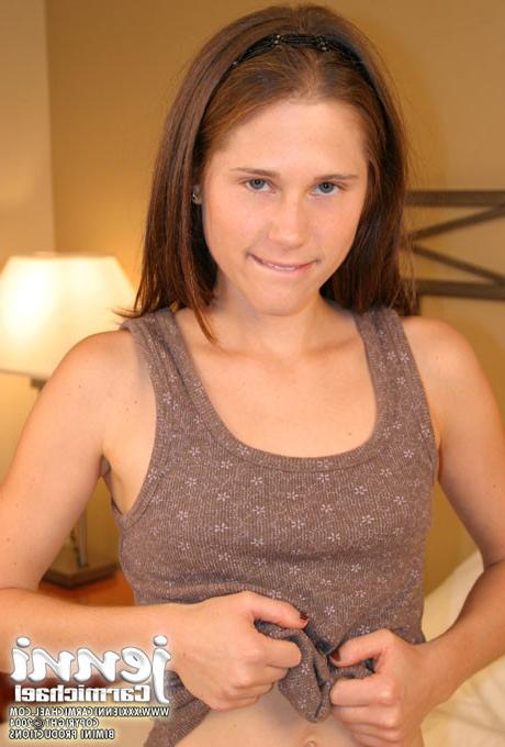 15P jenni enjoys herself in a fancy hotel