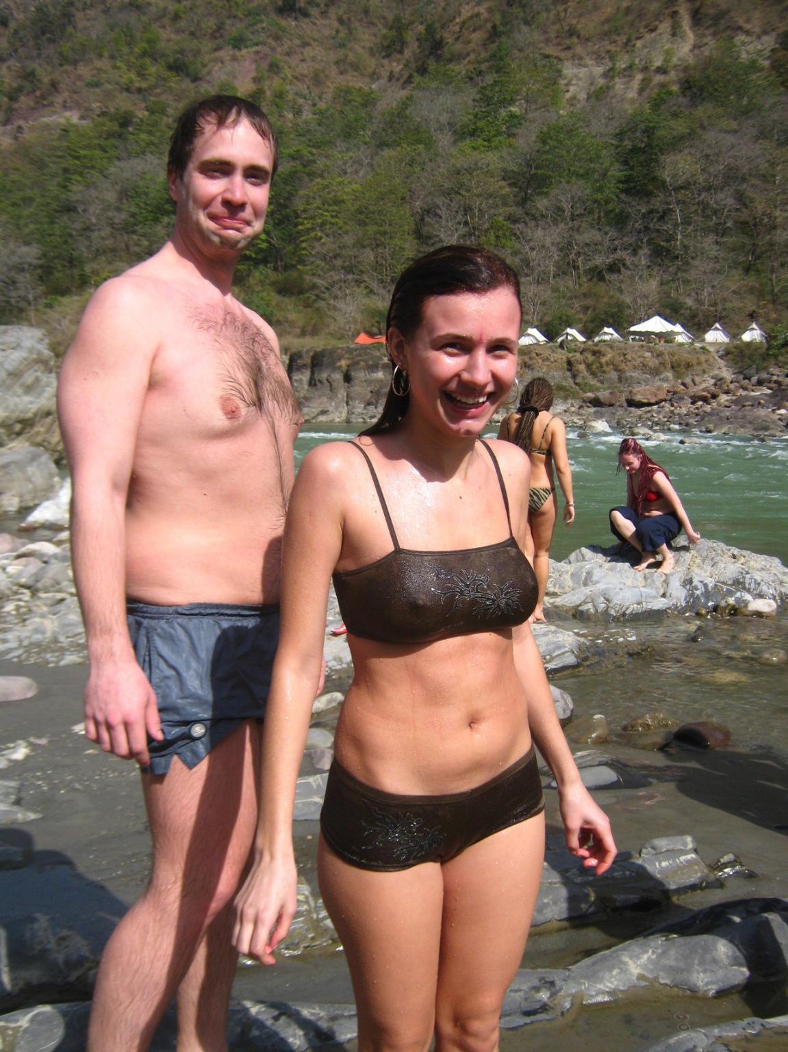 20P Seethru nips hard nipples pokies wet tshirt see through