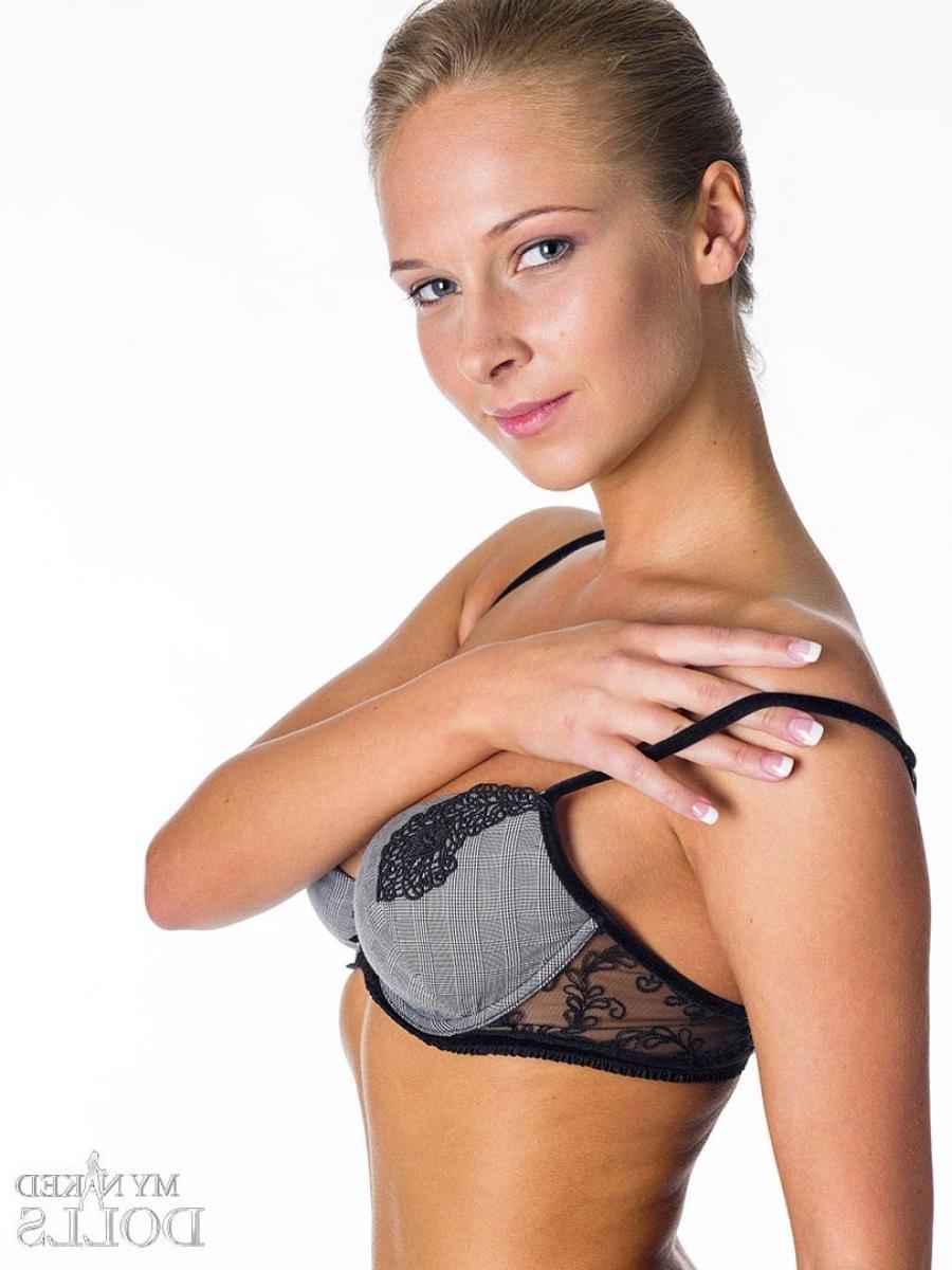 12P Lingerie model with perky tits