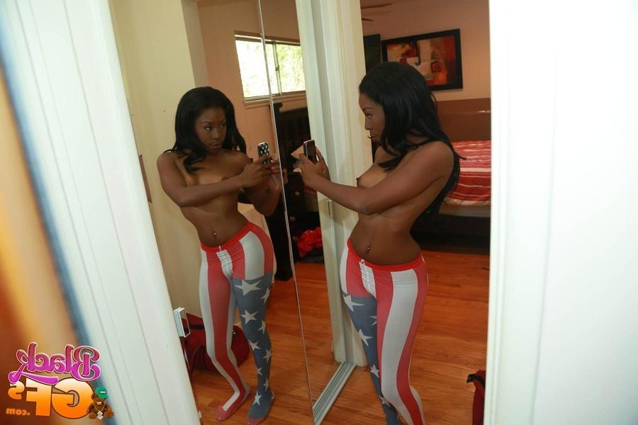 12P Gorgeous black teen fucked in her house