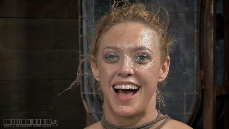 16P Darling total interracial humiliation in bondage her mouth fucked by big black c