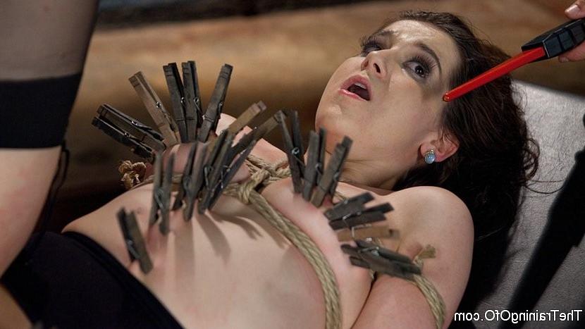 18P Kasey Warner nineteen year old subgirl in tight bondage is fucked by Bill Bailey
