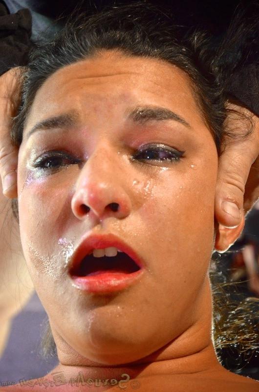 16P Paisley Parker is bound upside down taking hard cocks