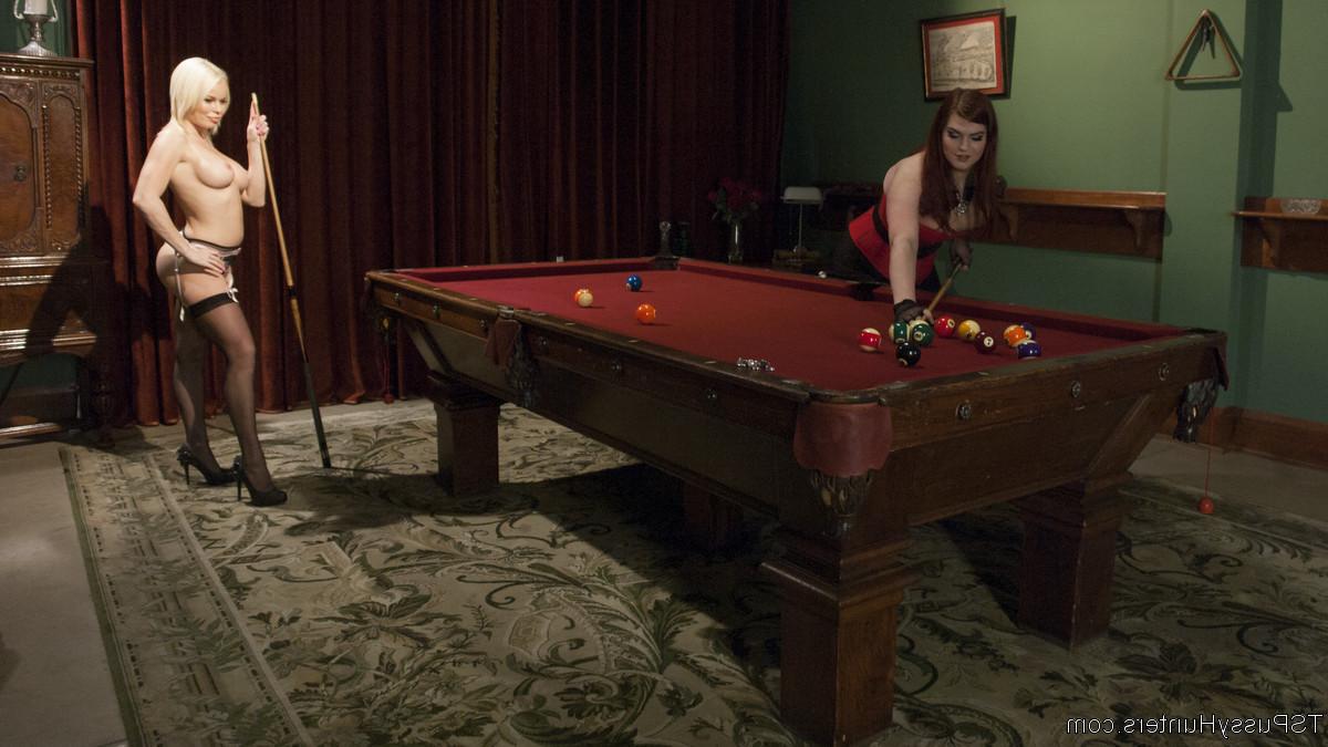 20P Tiffany Starr and Nikki Delano are in a friendly game of strip pool. Who ever wi