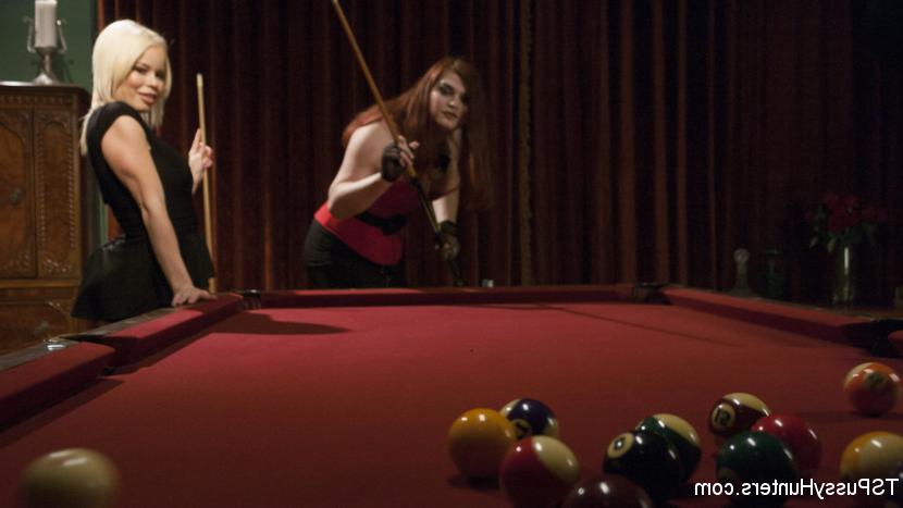15P Tiffany Starr and Nikki Delano are in a friendly game of strip pool. Who ever wi