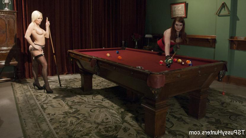 15P Tiffany Starr and Nikki Delano are in a friendly game of strip pool. Who ever wi