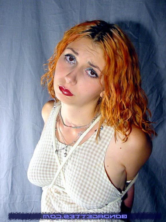 16P Strict milf bondage of Jenny and gagged redhead sm