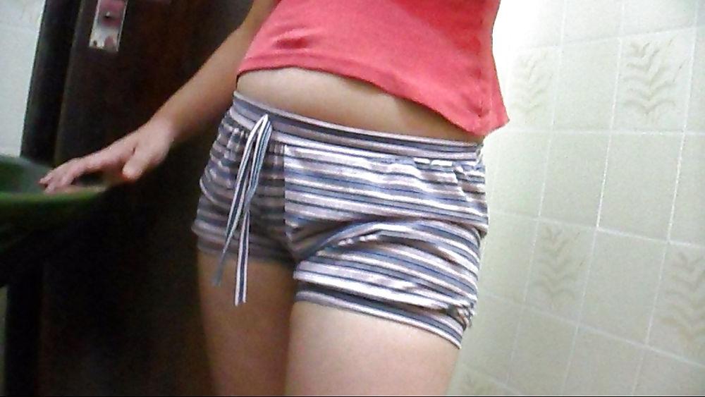 12P Wife pussy shorts