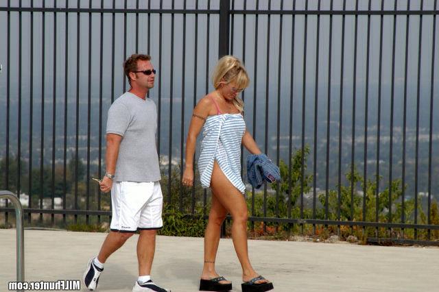 15P Sexy blonde mom gets picked up by the pool and bends over for dick