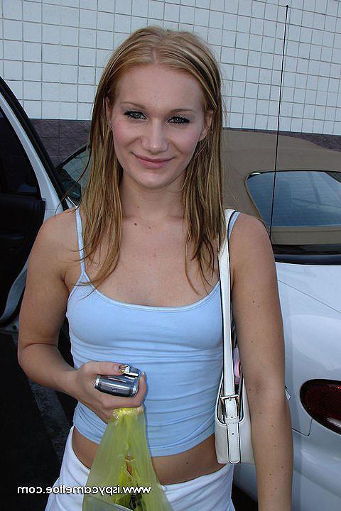 17P Young camel toe slut shows off her lips before stuffing her snatch full of cock