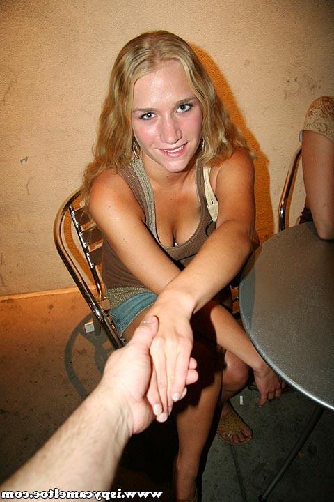 16P Young blonde gets her shaved camel toe cock blasted