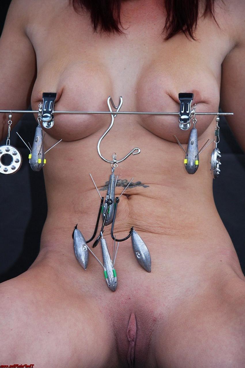 15P Amateur subbie bound and clamped in the back of a station wagon