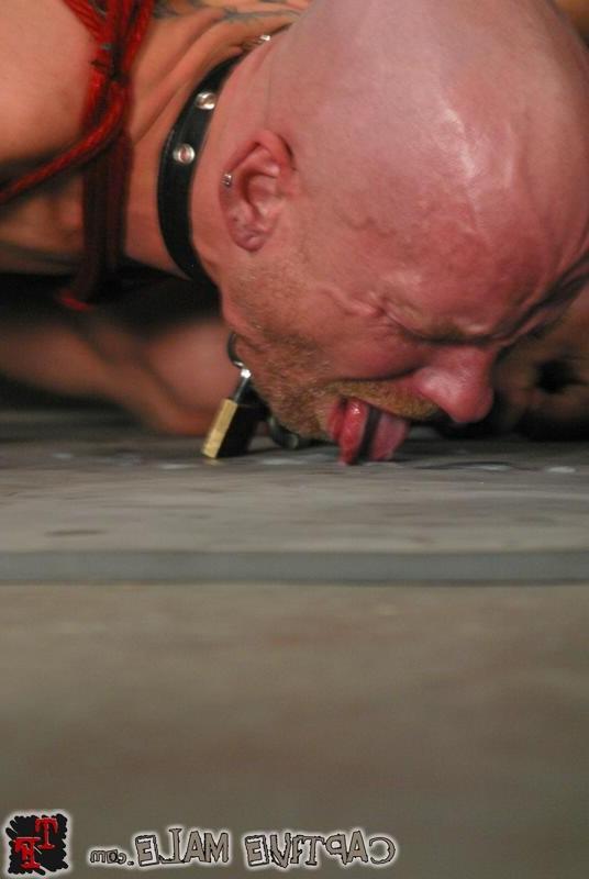 18P Bound slave Chad tormented and sodomized by hot Mistress Berlin