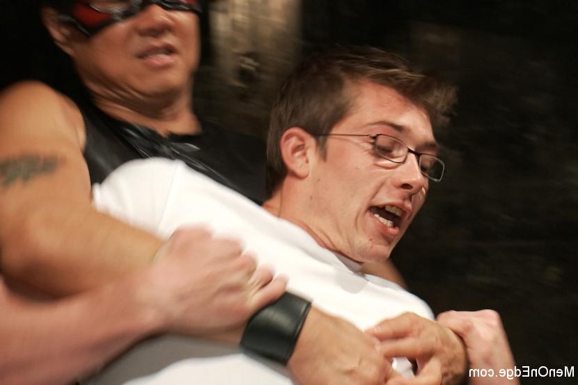15P Mike de Marko gets his big fat cock edged over and over again.