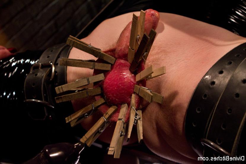 15P Strict eastern European dominatrix puts slaveboy through the ringer with boot wo