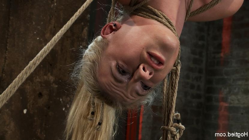 15P 19yr old blond with huge F size breasts is made to cum over  over.  Suffers horr
