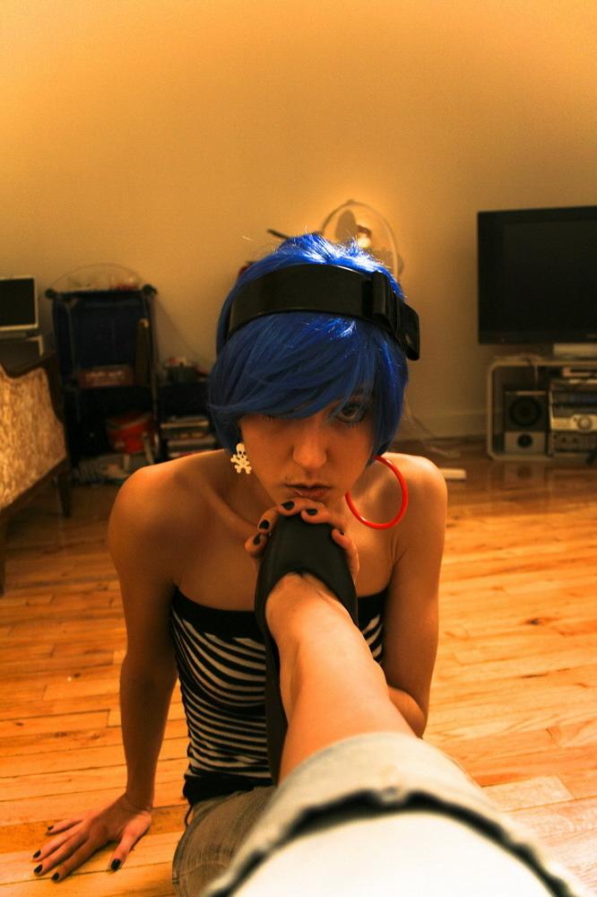 16P Rosalie shows up for some shoe worship in the most amazing heels.