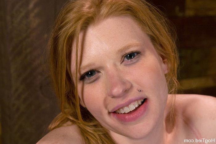 15P Madison Young gagged inverted and suspended