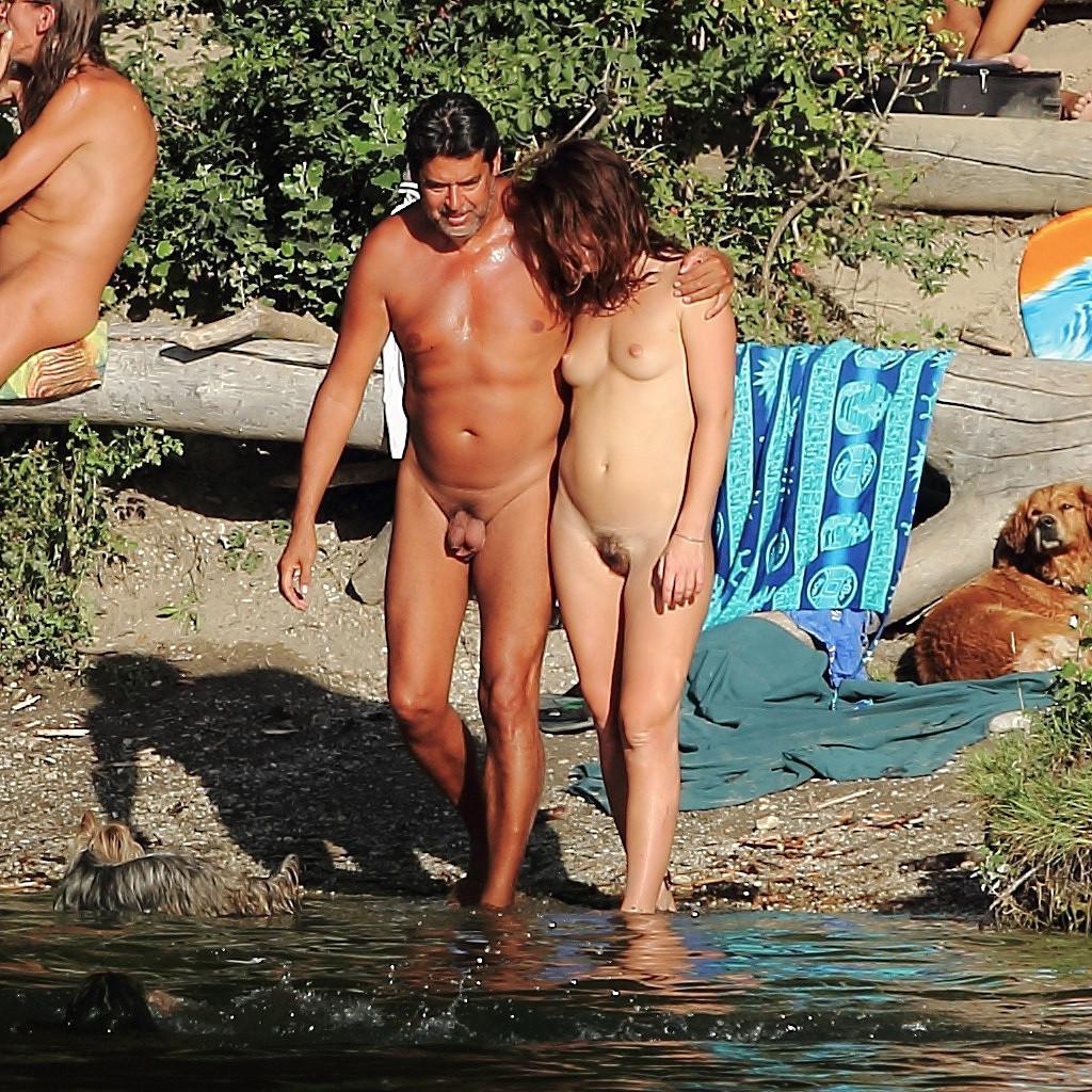 15P Lying out in the hot sun is this nudist's favorite