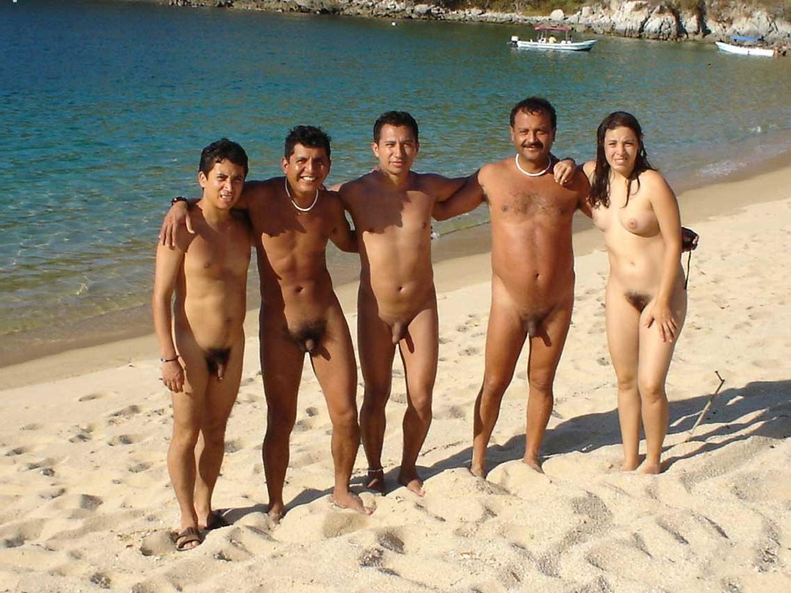 15P Everyone's looking at this sexy slim teen nudist