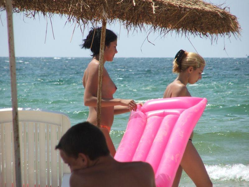 15P Amazing young nudists touch each other's bodies