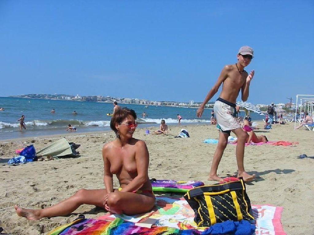 15P Check out the tits and ass on this nudist teen
