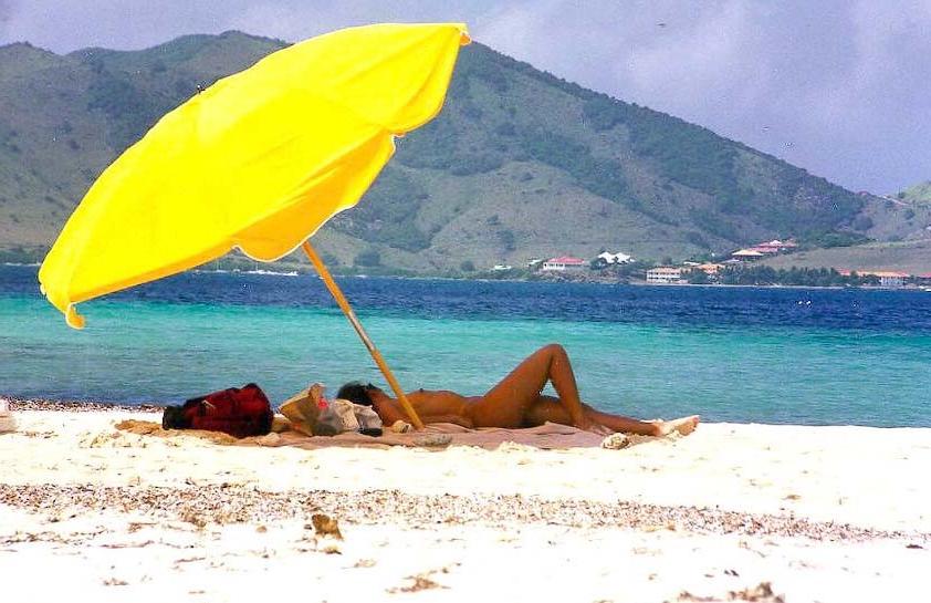 15P The clothes come off quickly for two young nudists