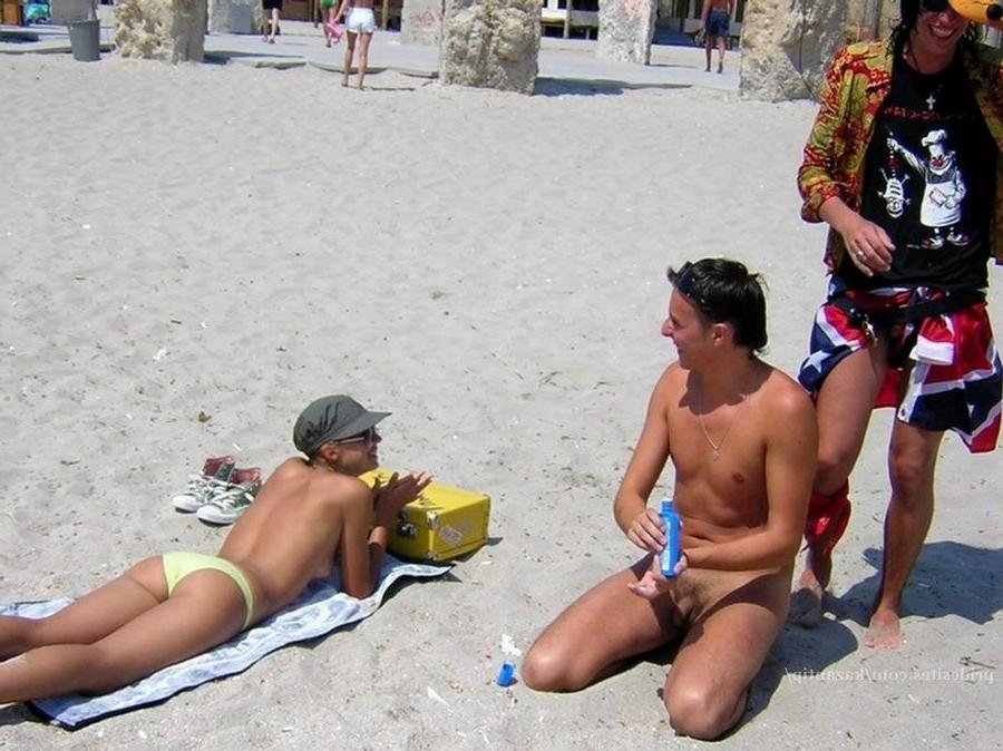 15P The clothes come off quickly for two young nudists