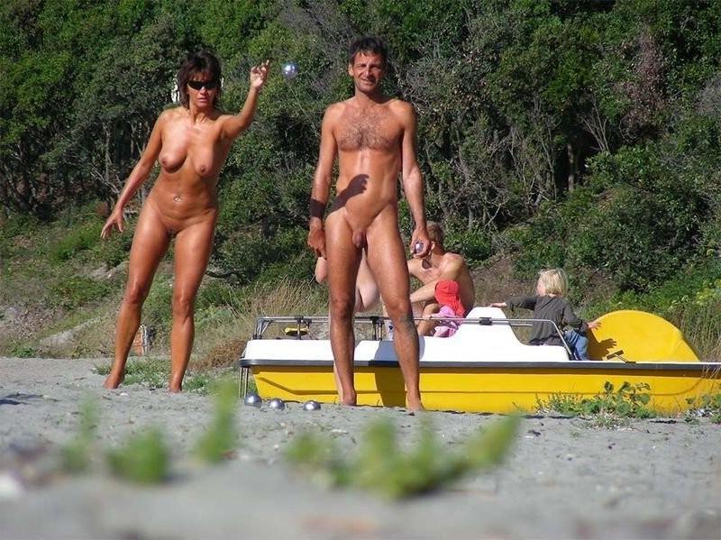 15P The clothes come off quickly for two young nudists