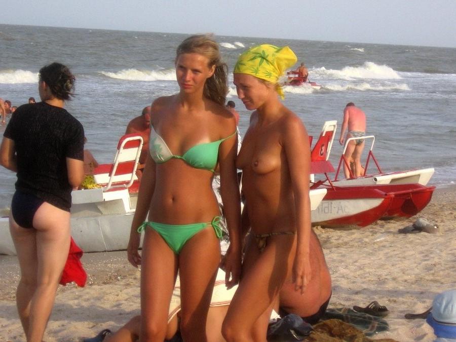 15P Brunette nudist loves feeling the sun on her body