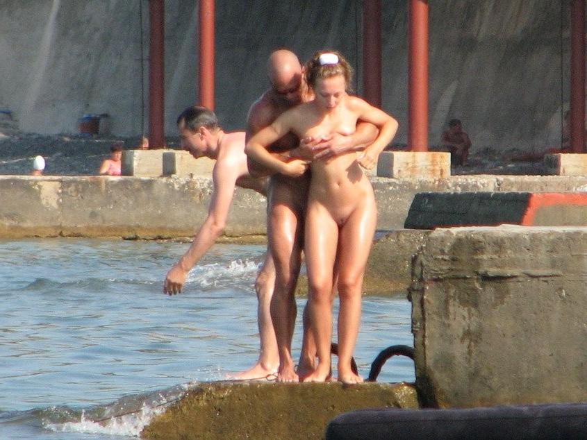 15P Brunette nudist loves feeling the sun on her body
