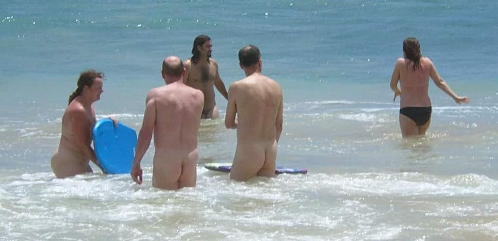 15P Look at this slim Russian nudist getting a tan