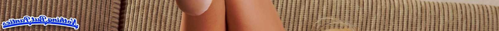 18P Watch Aaliyah Love on the couch wearing a red cotton thong until it comes off an