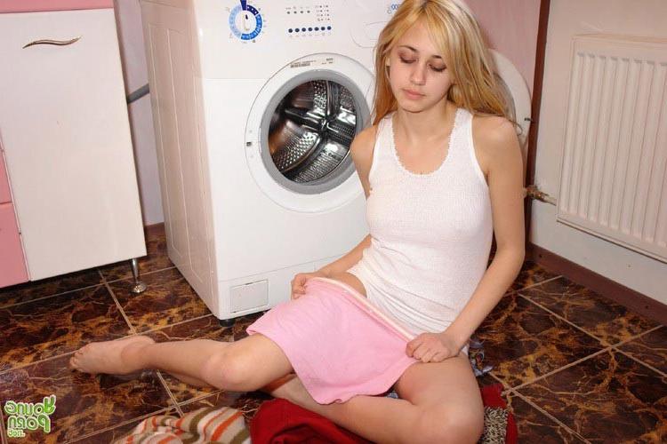 16P Beautiful shy teenie showing her gorgeous body and shaved pussy
