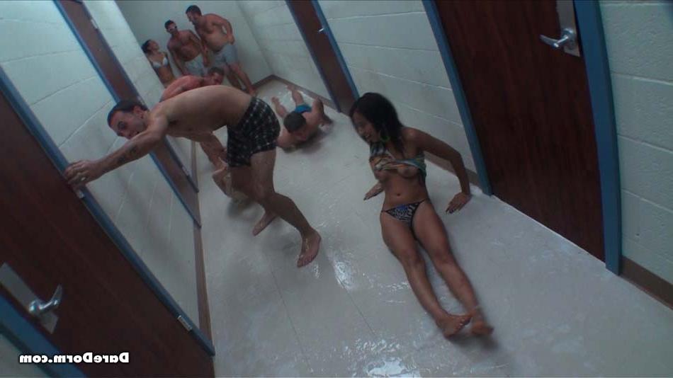 12P College dorm slip and slide hot babe fucking sex parties