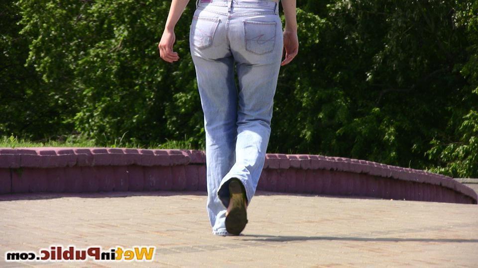 14P Call the Mario Bros cuz this redhead is leaking and her pants are wet