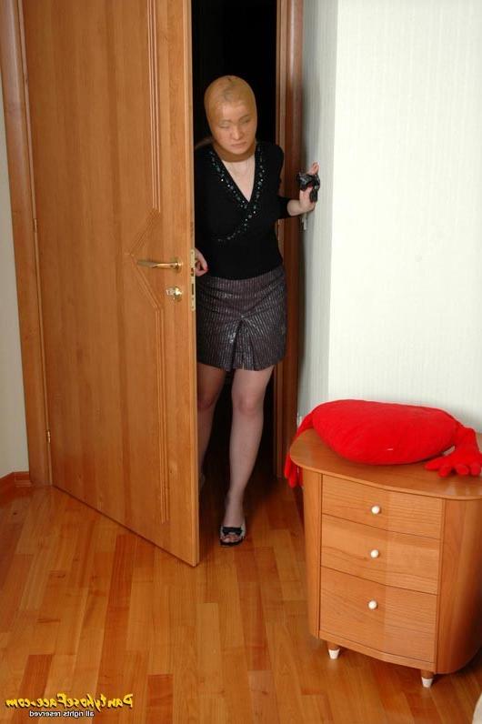 16P Teen hardcore sex with pantyhose over her head