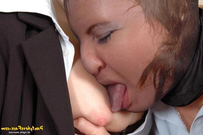 16P Lesbian teen with pantyhose all over their body