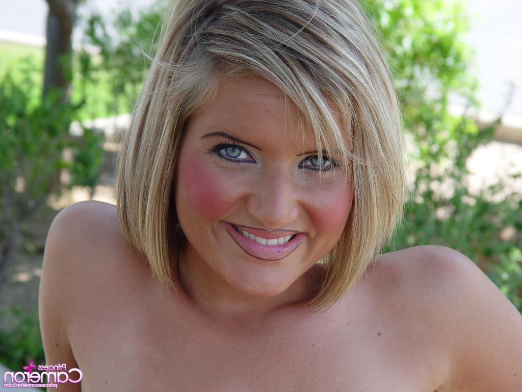 16P Girl modeling on funny car