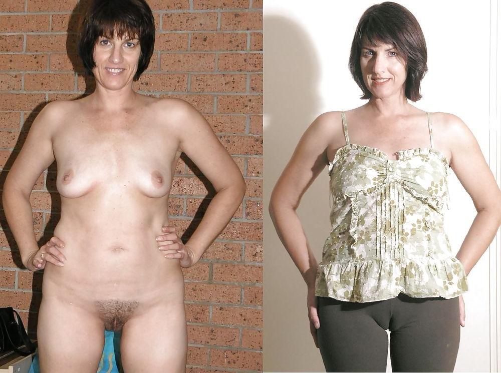 4P Cameltoe mature wife