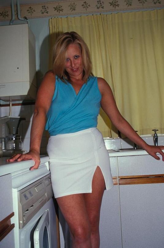 17P Blonde Housewife With Small Tits Spreads Her Pussy